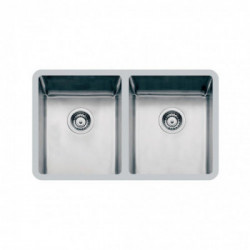 Foster 2203 850 - Lavello KE Sottotop, Inox spazzolato, 76x45 cm