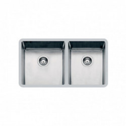 Foster 2206 850 - Lavello KE Sottotop, Inox spazzolato, 82x45 cm