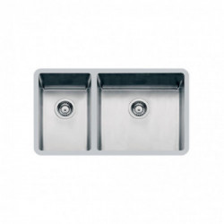 Foster 2205 850 - Lavello KE Sottotop, Inox spazzolato, 80x45 cm