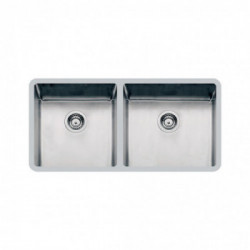 Foster 2207 850 - Lavello KE Sottotop, Inox spazzolato, 93x45 cm
