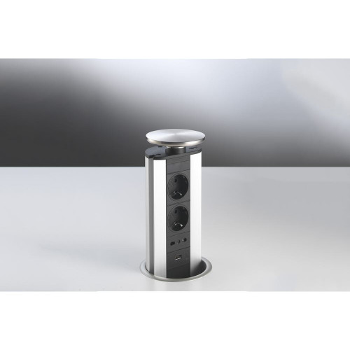 Foster 8000 011 - Portaprese Totem 4, Inox