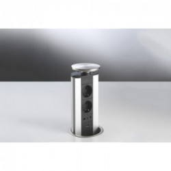Foster 8000 011 - Portaprese Totem 4, Inox