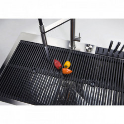 Foster 1018 050 - Lavello Milano Sopratop, 1 Vasca, 102.4 x 56 cm, Acciaio Inox