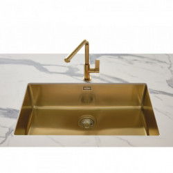 Foster 2157 859 - Lavello KE Sottotop, 1 Vasca, 75 x 44 cm, Gold