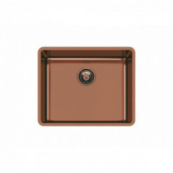 Foster 2155 858 - Lavello KE Sottotop, 1 Vasca, 54 x 44 cm, Copper