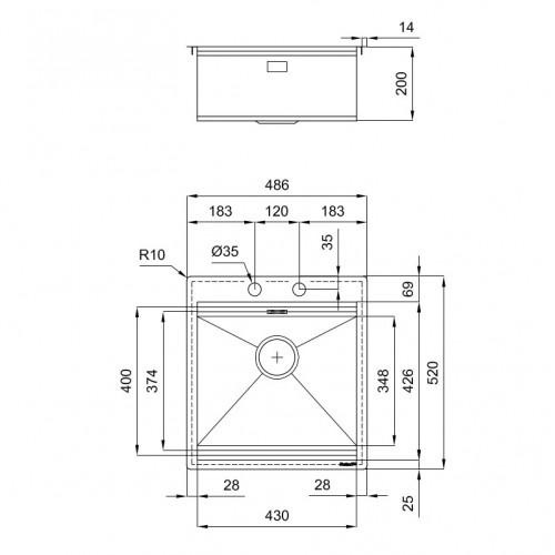 Foster 1031 050 - Lavello Milanello Workstation...