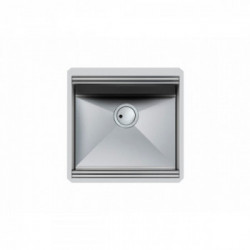 Foster 1031 850 - Lavello Milanello Workstation Sottotop, 47 x 46.6 cm, Acciaio Inox