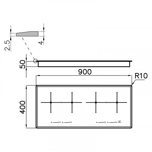 Foster 7334 245 - Piano Cottura ad Induzione...