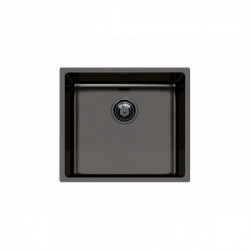 Foster 2154 056 - Lavello KE Filotop, 1 Vasca, 49 x 44 cm, Gun Metal