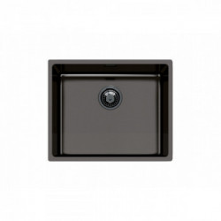 Foster 2155 056 - Lavello KE Filotop, 1 Vasca, 54 x 44 cm, Gun Metal