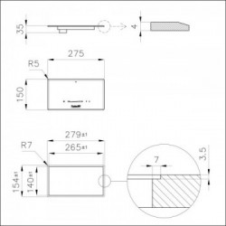 Foster 7367 040 - Touch Control Modular Quadra, Nero, per Sistemi a 4 Zone
