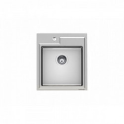 Foster 4151 050 - Lavello Fortyfour, 1 Vasca, 44 x 50 cm, Acciaio Inox 