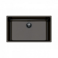 Foster 2157 886 - Lavello KE - R15 Vintage Sottotop, 1 Vasca, 75 x 44 cm, Gun Metal