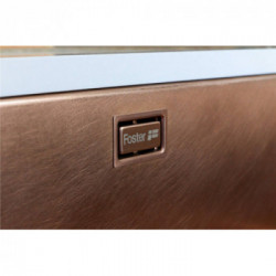 Foster 2157 888 - Lavello KE - R15 Vintage Sottotop, 1 Vasca, 75 x 44 cm, Copper