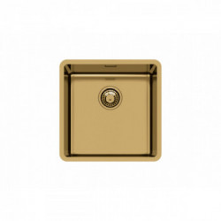 Foster 2156 889 - Lavello KE - R15 Vintage Sottotop, 1 Vasca, 44 x 44 cm, Gold