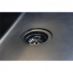 Foster 2155 886 - Lavello KE - R15 Vintage Sottotop, 1 Vasca, 54 x 44 cm, Gun Metal