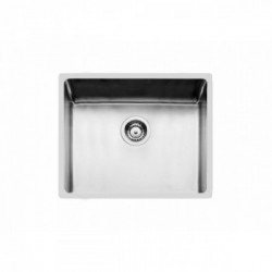 Foster 2155 080 - Lavello KE - R15 Vintage Filotop, 1 Vasca, 54 x 44 cm, Acciaio Inox