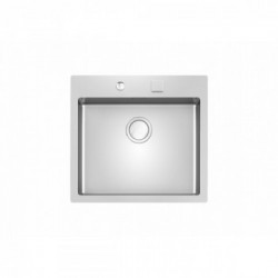 Foster 3365 050 - Lavello Filotop S4001 , 1 Vasca, 56 x 52 cm, Acciaio Inox