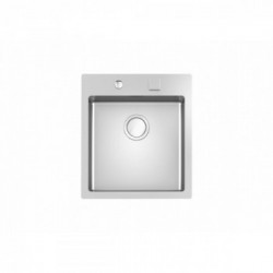 Foster 3363 050 - Lavello Filotop S4001, 1 Vasca, 46 x 52 cm, Acciaio Inox 