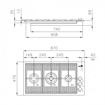 Foster 7680 008 - Piano... 2