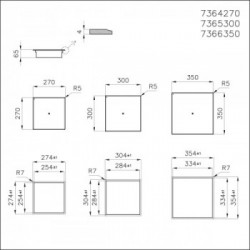 Foster 7365 040 - Composizione Modular Quadra, 4 Zone, Nero