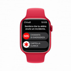 Apple Watch Series 8 GPS 41mm Cassa in Alluminio color (PRODUCT)RED con Cinturino Sport Band (PRODUCT)RED - Regular