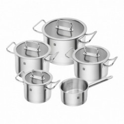 Zwilling 65120-005, 'PRO' Set Pentole 5 pezzi, acciaio inox
