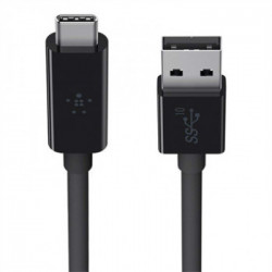 Belkin USB-A - USB-C, 0.9m cavo USB 0,9 m USB 3.2 Gen 2 (3.1 Gen 2) USB A USB C Nero