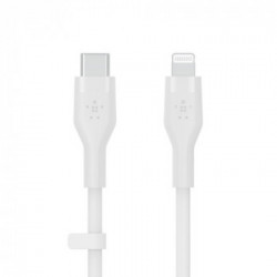Belkin Cbl Silicone USB-C LTG 3M blc cavo USB USB C USB C/Lightning Bianco