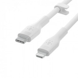 Belkin Cbl Silicone USB-C LTG 3M blc cavo USB USB C USB C/Lightning Bianco