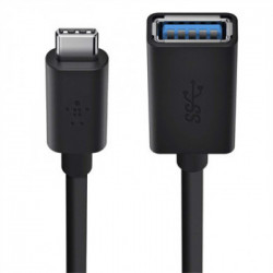 Belkin F2CU036btBLK cavo USB USB 3.2 Gen 1 (3.1 Gen 1) USB C USB A Nero