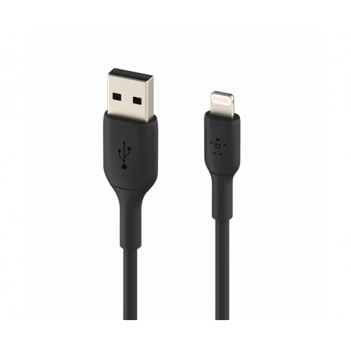 CAVO IN PVC DA USB-A A LIGHTNING 1M-2PZ - NERO