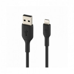 CAVO IN PVC DA USB-A A LIGHTNING 1M-2PZ - NERO