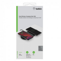 Belkin Tappetino di Ricarica Wireless Doppio 2 X 10W - Nero