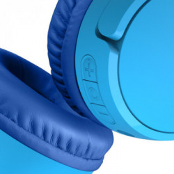 Belkin SOUNDFORM Mini Cuffia Padiglione auricolare Connettore 3.5 mm Micro-USB Bluetooth Blu