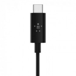 Belkin RockStar™ 3.5mm Audio Cable with USB-C™ Connector cavo audio USB C Nero