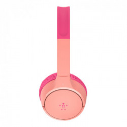 Belkin SOUNDFORM Mini Cuffia Padiglione auricolare Connettore 3.5 mm Micro-USB Bluetooth Rosa
