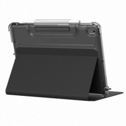 Urban Armor Gear 12191N314043 custodia per tablet 25,9 cm (10.2") Custodia flip a libro Nero, Grigio, Traslucido