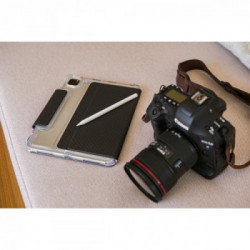 [U] by UAG Lucent 32,8 cm (12.9") Custodia a libro Nero, Traslucido