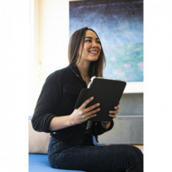 [U] by UAG Lucent 32,8 cm (12.9") Custodia a libro Nero, Traslucido