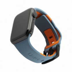 Urban Armor Gear Civilian Band Blu, Arancione Silicone