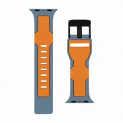 Urban Armor Gear Civilian Band Blu, Arancione Silicone
