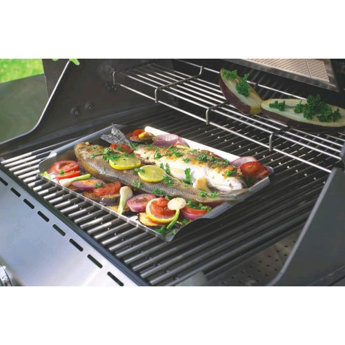 Weber 6435 - Piatto di Cottura Deluxe, Acciaio...