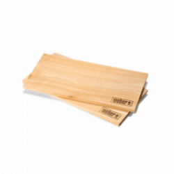 Weber 17831 - Panetto da Affumicatura in Cedro Rosso del Pacifico, 40x15x1,1 cm