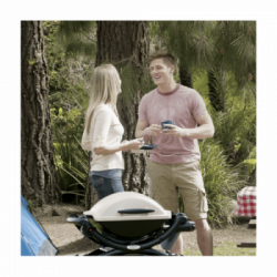 Weber Q 1000 Nero - Barbecue a Gas da Tavolo , 1 Bruciatore, Modello 50010053