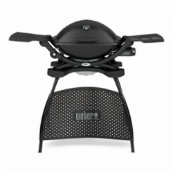 Weber Q 2200 Stand - Barbecue a Gas con Supporto, 1 Bruciatore, Modello 54010329, Nero