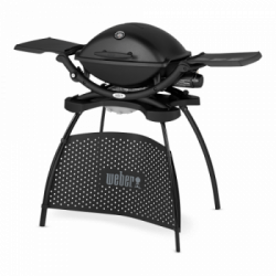 Weber Q 2200 Stand - Barbecue a Gas con Supporto, 1 Bruciatore, Modello 54010329, Nero
