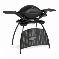 Weber Q 2200 Stand - Barbecue a Gas con Supporto, 1 Bruciatore, Modello 54010329, Nero