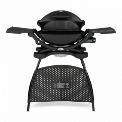 Weber Q 2200 Stand - Barbecue a Gas con Supporto, 1 Bruciatore, Modello 54010329, Nero