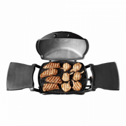 Weber Q 2200 Stand - Barbecue a Gas con Supporto, 1 Bruciatore, Modello 54010329, Nero